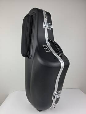Cra862asbk Crossrock Abs Woodwind Hardshell Case - Fits Alto Saxophone Locking Latch-black
