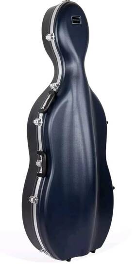 Cra862cefbl Crossrock 1/2 And 1/4 Abs Molded Hardshell Cello Case With Wheels Violoncello