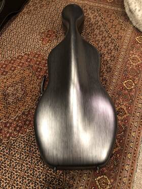 Crf1000cefbkht Crossrock 4/4 Wheeled Cello Case
