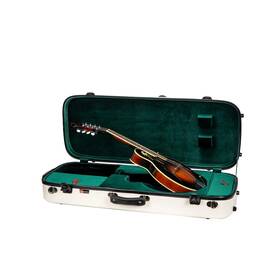 Crf2020mafmw-r Crossrock Fiberglass Case-fits A/f Style Mandolin White