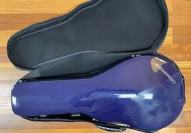 Crossrock Crf2020mafnvbl Fiberglass Mandolin Hard Case Fits Both F And A Body With Tsa