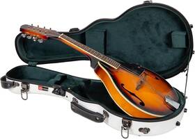 Crf2020mfmw Crossrock Universal Fit A/f-style Fiberglass Mandolin Case With Tsa Lock And Straps