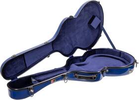 Crf2020sanvbl Crossrock Fiberglass Case For 335 6 String Semi-hollow Hollowbody