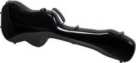 Crf2021jbbk Crossrock Fiberglass Case For Jazz Bass Guitars Removable Shoulder Straps Black