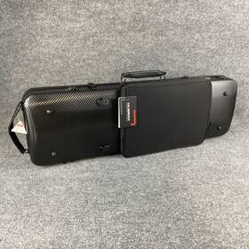 Crf4020ovbk Crossrock Poly Carbon Fits 4/4 Violins Anti-scratch Oblong Flight Case In Black