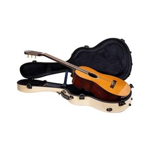 Crf5030civ Crossrock Ultra-light Fiberglass Case-fits 4/4 Classical Guitar Tsa Lock-ivory