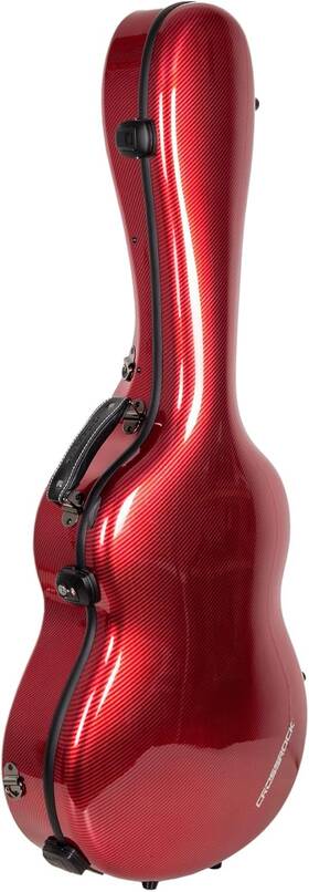 Crf5030crd Crossrock Ultra Fiberglass 4/4 Classic Guitar Case 7lb Ultra-light 3k Carbon Red
