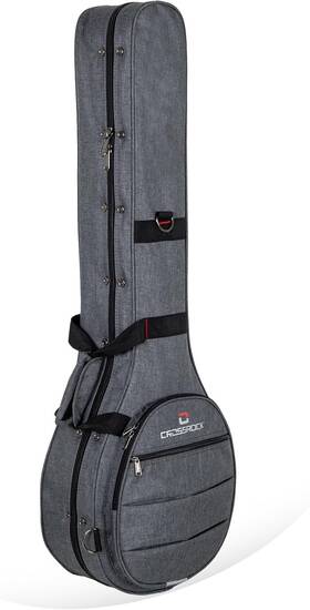 Crp200bodg Crossrock Foam Case Fits Greek Bouzouki- Removable Shoulder Straps Storage