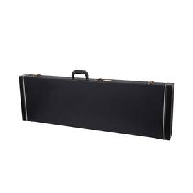 Crw520b Crossrock Wooden Case For Fender Precision And Jazz Bass Guitars-security Lock
