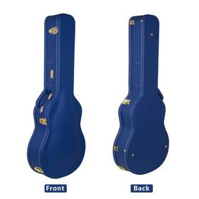 Crw520ja17vb Crossrock 17 Inch Jazz Guitar Case For Archtop Hollow-body Guitars-vibrant Blue