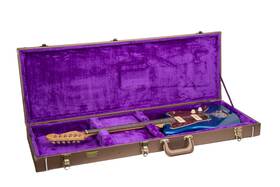 Crw520jmcb Crossrock Rectangular Wooden Electric Guitar Case For Jazzmaster And Jaguar