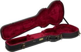 Crw520lbk Crossrock Wooden Guitar Case -fits Les Paul Electric Guitars