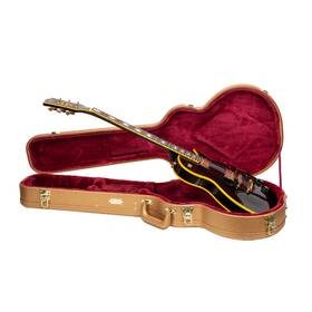 Crw520llg Crossrock Designer Series- Wooden Case For Les Paul Electric Guita-luxury Gold