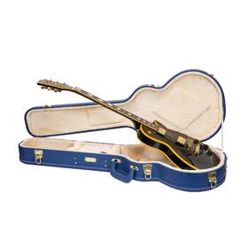 Crw520lvb Crossrock Designer Series- Wooden Case For Les Paul Electric Guita-vibrant Blue