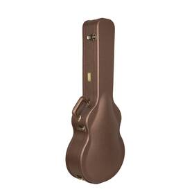 Crw520omcb Crossrock Wooden Case-fits Om/000-14 Fret Acoustic Guitars-chocolate Brown