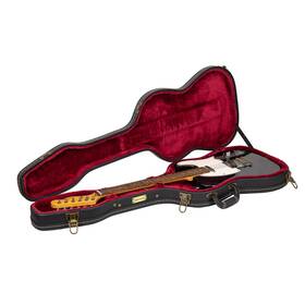 Crw520stbk Crossrock Electric Guitar Case For Telecaster Stratocaster Heavy Duty Protective Design