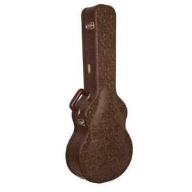 Crw530ombq Crossrock Wooden Guitar Case -fits Om/000-14 Fret Acoustic Guitars-blossom Brown