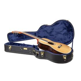 Crw620-0012bk Crossrock 12 Fret 00 Acoustic Guitar Case Black Durable Lockable Design