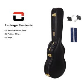 Crw620ja13 Crossrock 13 Inch Archtop Guitar Case For Gretsch Jet/penguin/chris Rocha