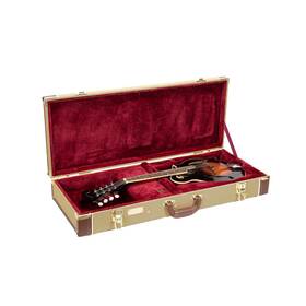 Crw620mftw-r Crossrock F Style Mandolin Case Durable Vinyl Tweed Carrier Bag With Accessories