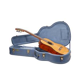 Crw630csb Crossrock Wooden For 4/4 Classical Guitars Mink Imitation Fleece-smoke Blue
