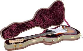 Crw700sttw Crossrock Tweed Hard-shell Guitar Case Telecaster Strat New
