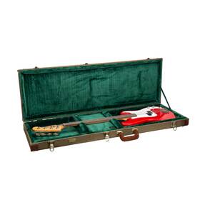 Crw720bog Crossrock Master Series- Wooden Fender Precision And Jazz Bass Guitar Case