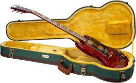 Crw720sgmb Crossrock Master Sg Electric Guitar Case Malachite Blue Tweed
