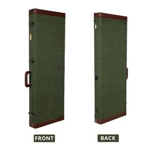 Crw760jmgn Crossrock Jazzmaster/jaguar Style Electric Guitar Case Green Chevron Tweed