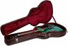 Crw600sabr Crossrock Vintage Brown Wooden Case For Hollowbody Guitar 689718444612