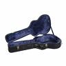 Crw600sbbk Crossrock Deluxe Wood Hard Case For Acoustic Super Jumbo Guitar