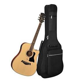 Hs-003 Diboer 3/4 Size 36 Inch Acoustic Guitar Case Soft Bag 0.35 Black