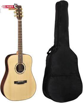 Dongai 445021352340 41-inch Acoustic Guitar Bag With Adjustable Shoulder Strap. Back