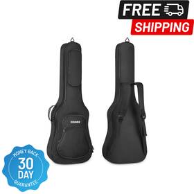600d Donner 313038014094 39 Inch Electric Guitar Bag Gig 0.4 Padded Sponge Ripstop