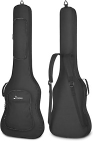 600d Donner 47 Inch Electric Bass Guitar Gig Bag 0.5 Padded Sponge Thick R