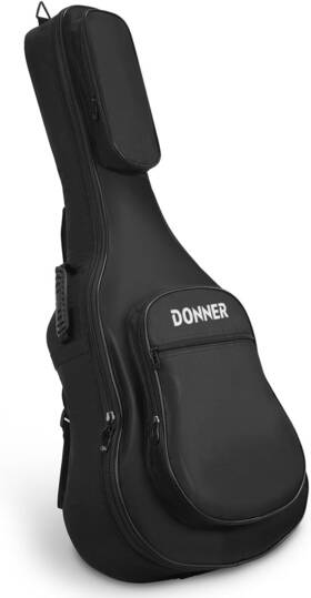 Ec1133 Donner 41 Inch Acoustic Guitar Gig Bag Waterproof Nylon 0.4 Thick Padded Sponge