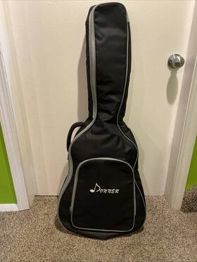 Pso033650 Donner Soft Guitar Case Gig Bag Backpack 42 Inch - Great Condition
