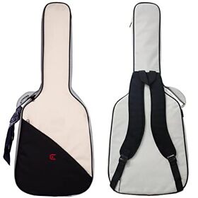 Eitmoss 36 Inch Acoustic Guitar Bag Case With Air-cushioned Shoulder