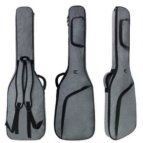 Eitmoss 782910173691 Bass Guitar Bag Gig Case Backpack 12mm Padding Lightwei