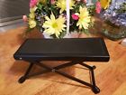 Et4uamz Unbranded Folding Guitar Foot Stool Rest Pedal Guitarist Adjustable Classical