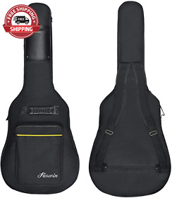 Faswin 41 Inches Guitar Bag High Quality Dual Adjustable Shoulder Strap Acousti
