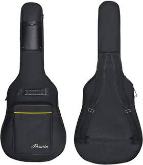 Faswin 685450200738 41 Inches Guitar Bag Dual Adjustable Shoulder Strap Acoustic Case Gig
