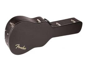 Fender 099-6202-306 Dreadnought Acoustic Guitar Hard Case Black Padded Storage New