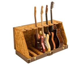 0991017522 Fender Used Classic Series 7 Guitar Case Stand - Brown