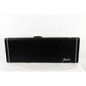 Fender 197881081348 Jazzmaster Hardshell Case Black Orange Plush Interior Ob