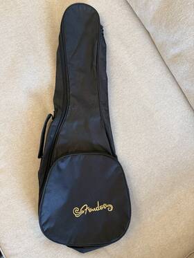 2626834 Fender Guitar Tenor Gig Bag With Front Zip And Side Soft Case 28.5 Inches Long