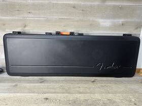 2923939 Fender Deluxe Molded Abs P/j 4/5 String Bass Guitar Hard Case Black Tsa Locks