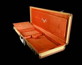 61fen032 Fender Used Custom Shop G&g Deluxe Tweed Stratocaster Telecaster Case With Tange