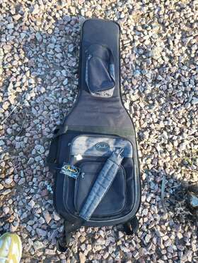 Fender 717669549862 Vtg Genuine Soft Shell Guitar Gig Bag Padded Backpack New N.o.s