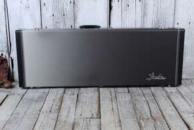 Fender 717669688455 Ombre Stratocaster And Telecaster Hardshell Guitar Case Silver Smoke